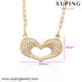 41527-Fine Jewelry China 18 Karat Gold Herz Collier Diamant